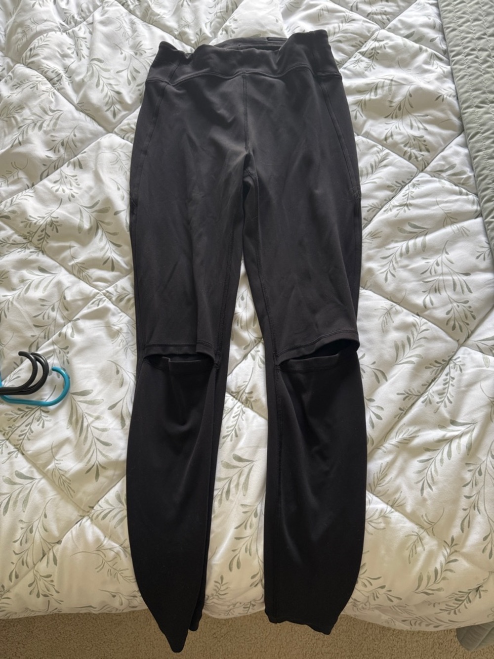 lululemon athletica Black High-Waist Cutout Leggings
